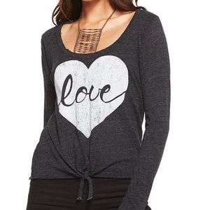 Chaser heart love top